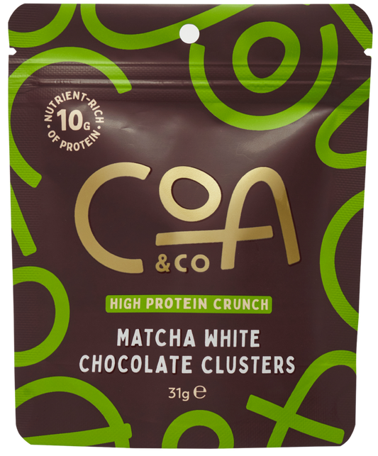 Matcha White Chocolate Clusters, 31gm