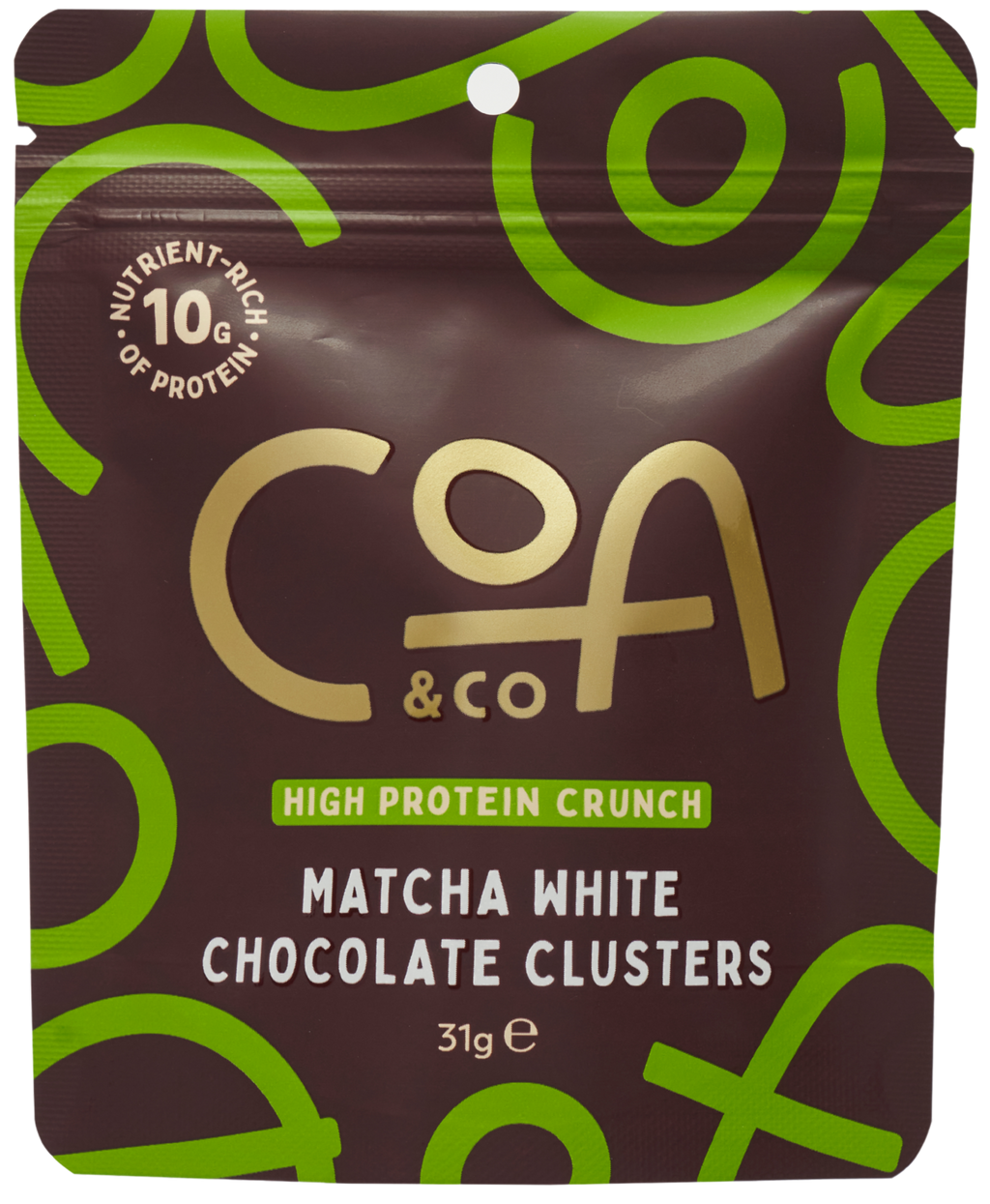 1Matcha White Chocolate Clusters 31gm