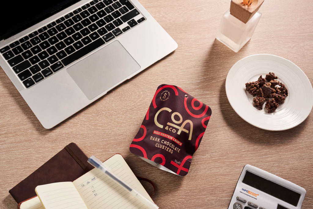 COA & Co — Dark Chocolate Protein Clusters (10-Pack Box)